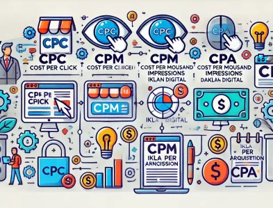 Perbedaan antara CPC, CPM, dan CPA dalam Iklan Digital