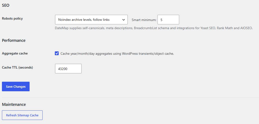 DateMap – SEO HTML Sitemap By Bloggerpi Digital